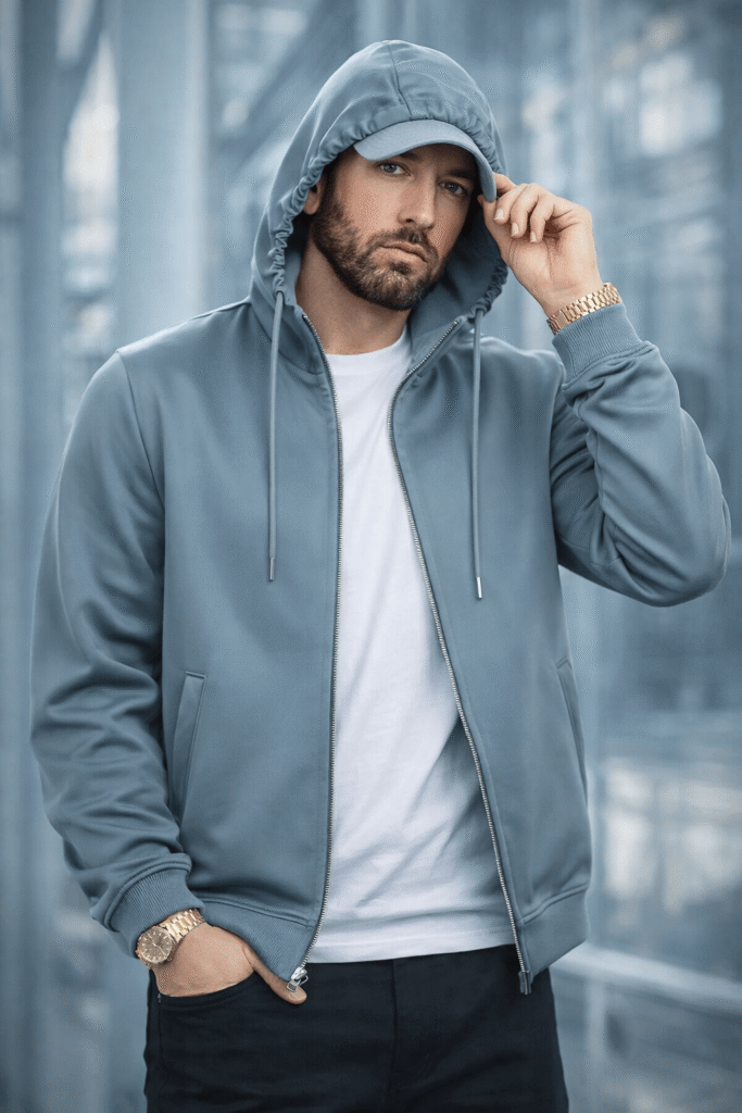 Darkness Grey Hoodie Inspired by Music Video Look