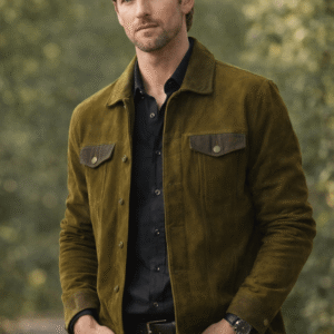 Hitman 2024 Suede Leather Jacket for Men