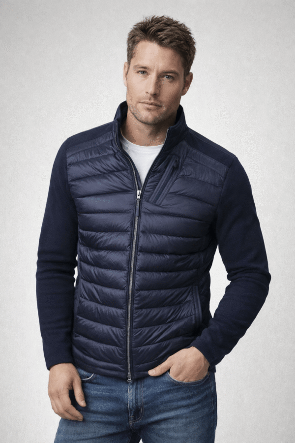 Men’s Black Quilted Puffer Jacket