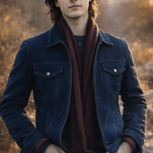 Dead Boy Detectives Monty Blue & Black Jacket