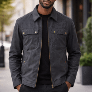 Justin Hartley Tracker 2024 Black Jacket