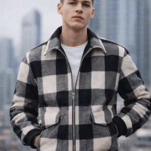 Hero Fiennes Tiffin Check Wool Jacket