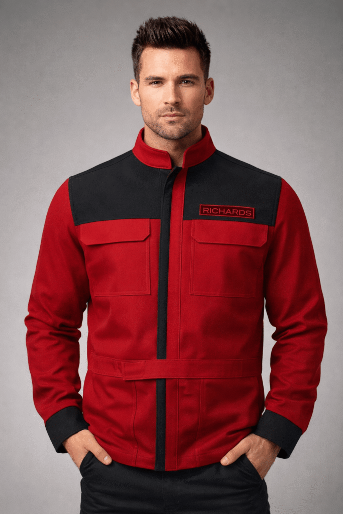 The Running Man Red & Black Jacket 2025