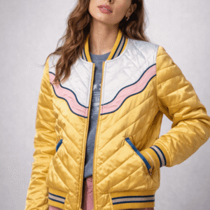 DOLLY Western Mustard Bomber Jacket