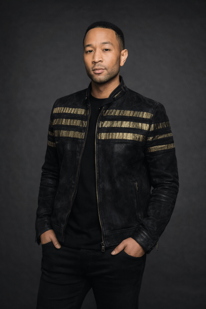 Men’s Black Quilted Stripe Bomber Jacket